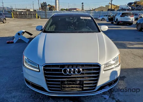 2015 Audi A8 L Quattro из США, поврежденный, VIN WAU3GAFD4FN016249